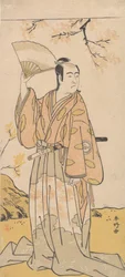 De Acteur, 3e Sawamura Sojuro met een Open Waaier