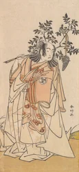 De Acteur Bando Mitsugoro I als een Man in Daimyo Kleding, ca. 1778