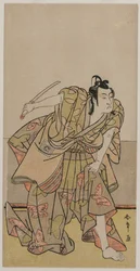 Ichikawa Monnosuke II als Soga no Goro