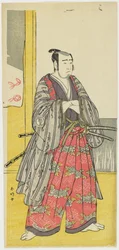 Sawamura So_ju_ro_ III als Yazama Ju_taro_, c. 1789