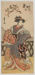 De Acteur Iwai Hanshiro IV, Edo periode, late 1780s