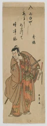 De Acteur Nakamura Nakazo I als Kudo Suketsune, Edo periode, c.1780