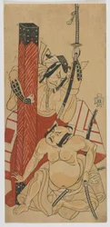 De acteurs Ichikawa Danjuro IV in een 
