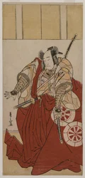 Onoe Matsusuke als Usui Sadamitsu, 1781