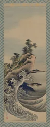Brekende golven, Edo-periode, 1847