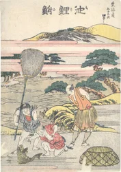 Chiryū, de veertigste in de reeks „De drieënvijftig stations van de Tōkaidō“