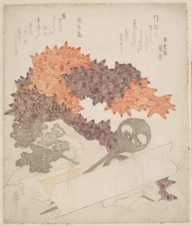 Haarornamenten, ca. 1820 (houtsnede)