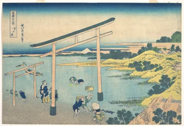 De baai van Noboto (Noboto no ura), uit de serie „Zesendertig gezichten op de berg Fuji“ (Fugaku sanjūrokkei)