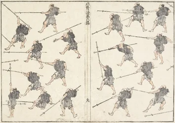 Oefening met langzwaard, 1817