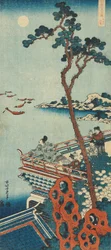 Prent uit de serie „Een ware spiegel van Chinese en Japanse gedichten“