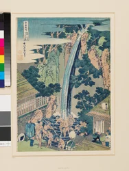 Roben Watervallen bij Oyama in de provincie Sagami