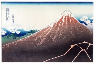 Sanka Haku uit 36 zichten op de berg Fuji, uitgegeven c.1890
