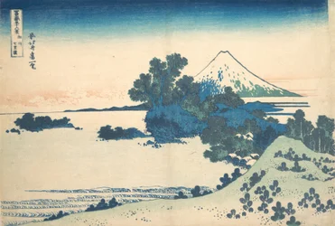 Shichirigahama in de provincie Sagami, uit de serie Dertig-zes...