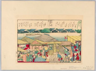 Theehuis aan de Sumida-rivier