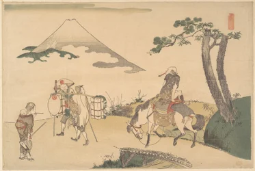 De top van de berg Fuji