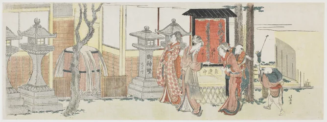 Bezoek aan het Oji Inari-heiligdom, 1801-05
