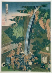 Waterval van Roben, Oyama, Japan, 1827