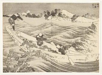 Yatsugatake in de provincie Shinano, 1834-35