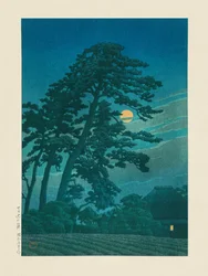 De maan bij Magome
