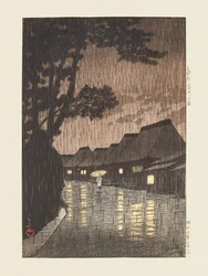 Soshu Maekawa No Ame (Regen bij Maekawa, provincie Sagami) (1932)