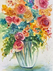 Levendig bloemenboeket
