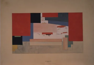 Suprematisme. Schets voor een theatergordijn