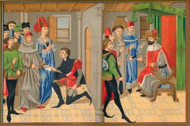 Scène uit het verhaal van Renaud De Montauban, 15e eeuw, 1849