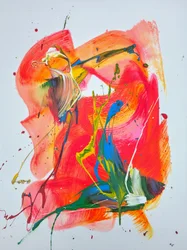 Levendige abstracte expressie