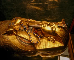 Vallei der Koningen, Gouden Kist, Toetanchamon, Die zijn mummie bevatte, Egypte