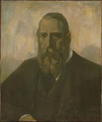 Portret van Albert Pinkham Ryder