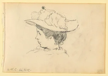 Portret van Louise King Cox