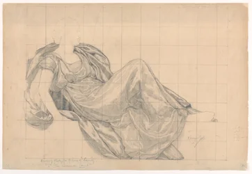 Studie voor "Gelijkheid," "Het Regeer van de Wet," Appellate Division Court House, New York, NY