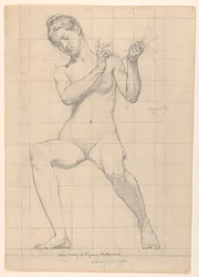 Studie voor "Wiskunde," "De Wetenschappen," Library of Congress, Washington D.C.