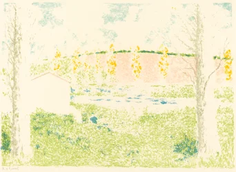 Landschap met een Huis