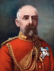 Kolonel Henry Parke Airey, bevelhebber van het 1e Bushmen