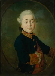 Portret van graaf Nikolai Dmitrievich Matyushkin als kind