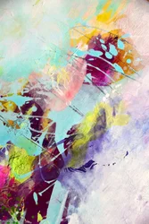 Levendige abstracte verfspatten