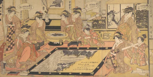 Een votiefbeeld om te doneren aan de Kannon van Asakusa..., ca. 1800