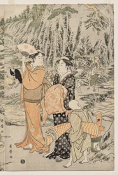 Vissen op de Snijplankrots bij Enoshima