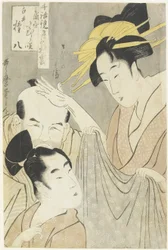 Komurasaki van het Muuraya-huis, Shirai Gonpachi en Viperous Jihe_, 1798-1800