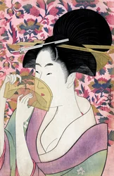 Kushi (Kam) door Utamaro Kitagawa