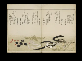 Shiohi no tsuto (Geschenken van de Eb), bekend als het Schelpenboek, 1789