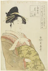 De courtisane Hanao_gi van het O_giya Huis, ca. 1793-1794
