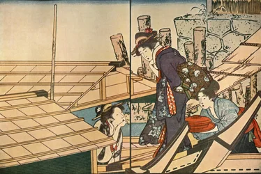 Vrouwen op een boot, 1801, 1924
