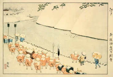 Sneeuw bij Soto-Sakurada, Kasumigaseki