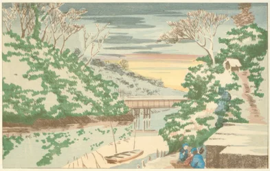 Sneeuw in Ochanomizu