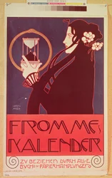 Ontwerp voor de Frommes-kalender, voor de 14e tentoonstelling van de Weense Secession, 1902