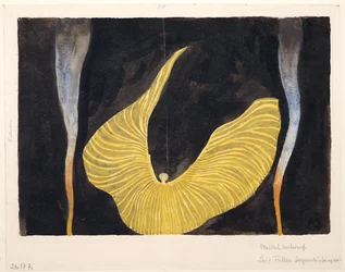 Loïe Fuller in de dans „De aartsengel“