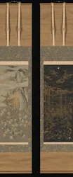 Het lokken van de zonnegodin Amaterasu uit een grot, de dood van de historische Boeddha