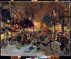 Grote Boulevard in Parijs